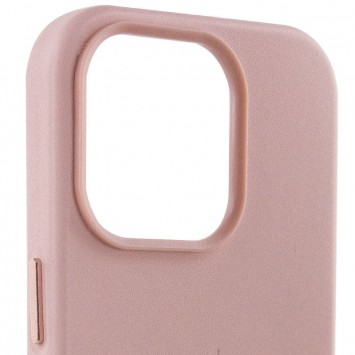 Кожаный чехол Leather Case (AA Plus) with MagSafe для Apple iPhone 13 Pro Max (6.7"") Sand Pink - Чехлы для iPhone 13 Pro Max - изображение 2
