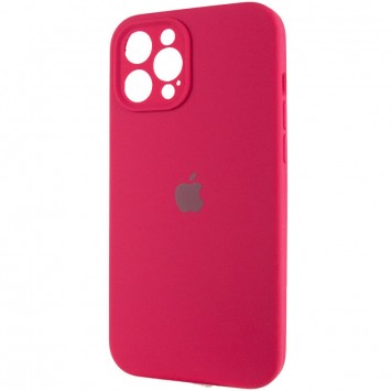 Чохол Silicone Case Full Camera Protective (AA) Apple iPhone 12 Pro (6.1"), Червоний / Rose Red - Чохли для iPhone 12 Pro - зображення 2 