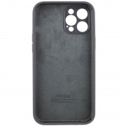 Чохол Silicone Case Full Camera Protective (AA) для Apple iPhone 12 Pro (6.1"), Сірий / Dark Gray