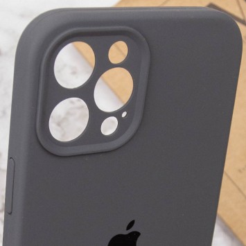 Чохол Silicone Case Full Camera Protective (AA) для Apple iPhone 12 Pro (6.1"), Сірий / Dark Gray - Чохли для iPhone 12 Pro - зображення 5 