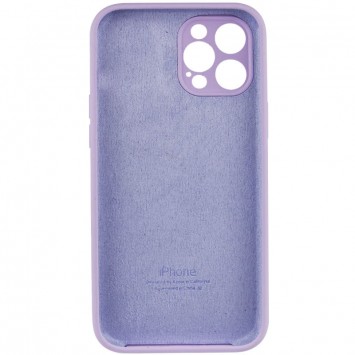 Чохол Silicone Case Full Camera Protective (AA) для Apple iPhone 12 Pro (6.1"), Бузковий / Lilac - Чохли для iPhone 12 Pro - зображення 3 