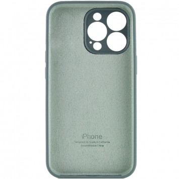 Чехол Silicone Case Full Camera Protective (AA) для Apple iPhone 13 Pro (6.1"), Зеленый / Pine green - Чехлы для iPhone 13 Pro - изображение 1