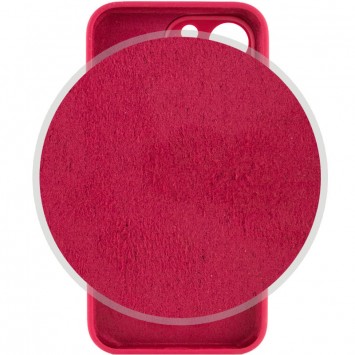 Чехол Silicone Case Full Camera Protective (AA) для Apple iPhone 13 Pro (6.1"), Красный / Rose Red - Чехлы для iPhone 13 Pro - изображение 2