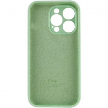 Чехол Silicone Case Full Camera Protective (AA) для Apple iPhone 13 Pro (6.1"), Зеленый / Pistachio - Чехлы для iPhone 13 Pro - изображение 3