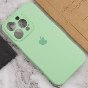 Чохол Silicone Case Full Camera Protective (AA) для Apple iPhone 13 Pro (6.1"), Зелений / Pistachio