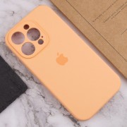 Чохол Silicone Case Full Camera Protective (AA) для Apple iPhone 13 Pro (6.1"), Помаранчевий / Cantaloupe