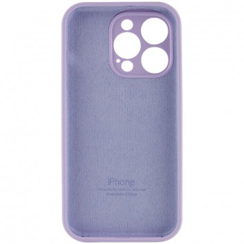 Чохол Silicone Case Full Camera Protective (AA) для Apple iPhone 13 Pro (6.1"), Бузковий / Lilac - Чохли для iPhone 13 Pro - зображення 3 