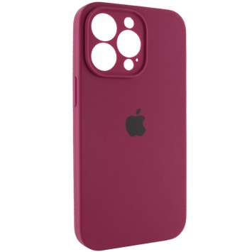 Чохол Silicone Case Full Camera Protective (AA) Apple iPhone 13 Pro (6.1"), Бордовий / Maroon - Чохли для iPhone 13 Pro - зображення 1 