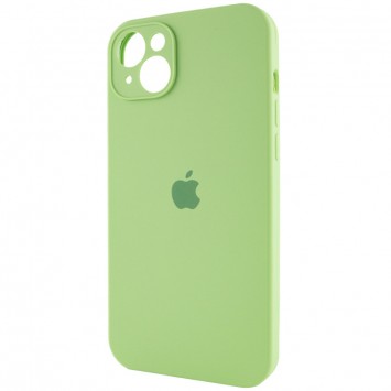 Чехол Silicone Case Full Camera Protective (AA) для Apple iPhone 13 (6.1"), Мятный / Mint - Чехлы для iPhone 13 - изображение 2