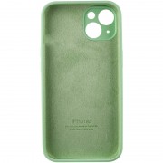 Чохол Silicone Case Full Camera Protective (AA) для Apple iPhone 13 (6.1"), Зелений / Pistachio