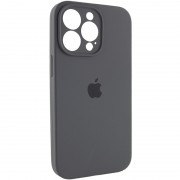 Чохол Silicone Case Full Camera Protective (AA) для Apple iPhone 13 Pro Max (6.7"), Сірий / Dark Gray