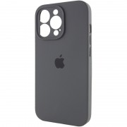 Чехол Silicone Case Full Camera Protective (AA) для Apple iPhone 13 Pro Max (6.7"), Серый / Dark Gray