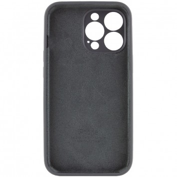 Чехол Silicone Case Full Camera Protective (AA) для Apple iPhone 13 Pro Max (6.7"), Серый / Dark Gray - Чехлы для iPhone 13 Pro Max - изображение 3