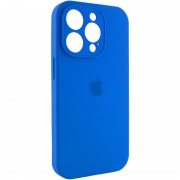 Чохол Silicone Case Full Camera Protective (AA) для Apple iPhone 13 Pro Max (6.7"), Синій / Capri Blue