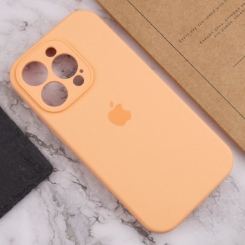 Чехол Silicone Case Full Camera Protective (AA) для Apple iPhone 14 Pro (6.1"), Оранжевый / Cantaloupe - Чехлы для iPhone 14 Pro - изображение 5