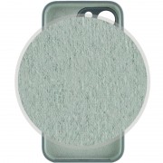 Чехол Silicone Case Full Camera Protective (AA) для Apple iPhone 14 Pro Max (6.7"), Зеленый / Pine green