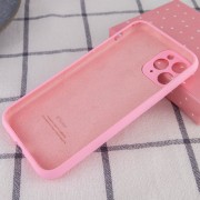 Чехол Silicone Case Full Camera Protective (AA) для Apple iPhone 12 Pro Max (6.7"), Розовый / Light pink