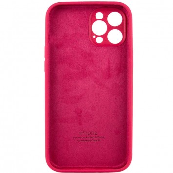 Чехол для iPhone 12 Pro Max - Silicone Case Full Camera Protective (AA), Красный / Rose Red - Чехлы для iPhone 12 Pro Max - изображение 3