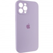Чехол Silicone Case Full Camera Protective (AA) для Apple iPhone 12 Pro Max (6.7"), Сиреневый / Lilac