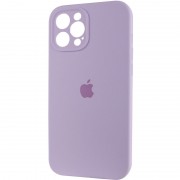 Чехол Silicone Case Full Camera Protective (AA) для Apple iPhone 12 Pro Max (6.7"), Сиреневый / Lilac