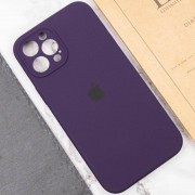 Чехол Silicone Case Full Camera Protective (AA) для Apple iPhone 12 Pro Max (6.7"), Фиолетовый / Elderberry