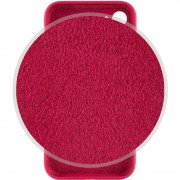 Чохол Silicone Case Full Camera Protective (AA) для Apple iPhone 12 (6.1"), Червоний / Rose Red