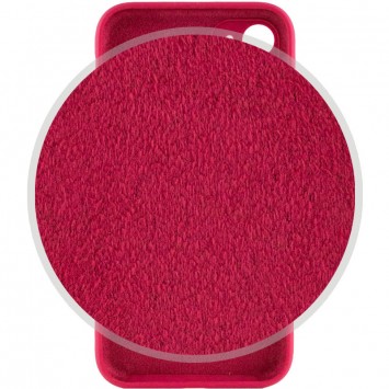 Чехол Silicone Case Full Camera Protective (AA) Apple iPhone 12 (6.1"), Красный / Rose Red - Чехлы для iPhone 12 - изображение 2