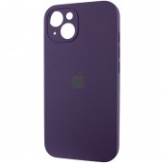 Чохол Silicone Case Full Camera Protective (AA) для Apple iPhone 13 (6.1"), Фіолетовий / Elderberry