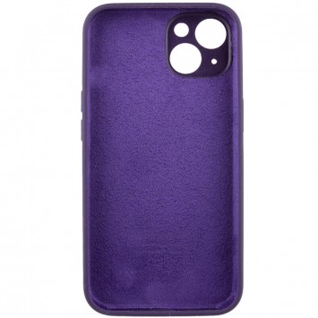 Чехол Silicone Case Full Camera Protective (AA) Apple iPhone 13 (6.1"), Фиолетовый / Elderberry - Чехлы для iPhone 13 - изображение 3