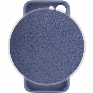 Чехол Silicone Case Full Camera Protective (AA) для Apple iPhone 13 (6.1"), Серый / Lavender Gray - Чехлы для iPhone 13 - изображение 2