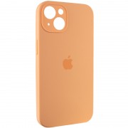 Чехол Silicone Case Full Camera Protective (AA) для Apple iPhone 13 (6.1"), Оранжевый / Cantaloupe