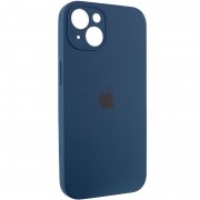 Чехол Silicone Case Full Camera Protective (AA) для iPhone 13 (6.1"), Синий / Abyss Blue