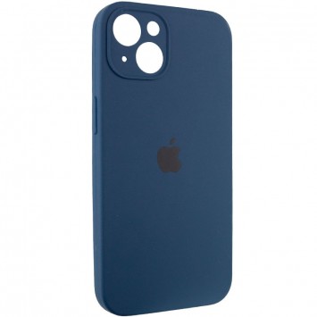 Чехол Silicone Case Full Camera Protective (AA) для iPhone 13 (6.1"), Синий / Abyss Blue - Чехлы для iPhone 13 - изображение 1