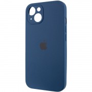 Чохол Silicone Case Full Camera Protective (AA) для Apple iPhone 13 (6.1"), Синій / Abyss Blue
