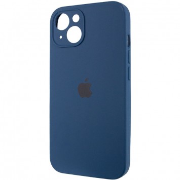 Чехол Silicone Case Full Camera Protective (AA) для iPhone 13 (6.1"), Синий / Abyss Blue - Чехлы для iPhone 13 - изображение 2