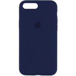 Чехол Silicone Case Full Protective (AA) для Apple iPhone 7 plus / 8 plus (5.5"), Синий / Deep navy