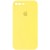 Чехол Silicone Case Square Full Camera Protective (AA) для Apple iPhone 7 plus / 8 plus (5.5"), Желтый / Yellow