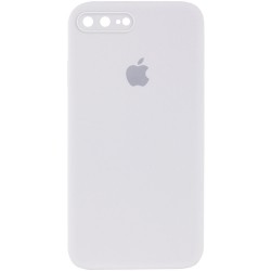 Чохол Silicone Case Square Full Camera Protective (AA) Apple iPhone 7 plus / 8 plus (5.5"), Білий / White