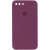Чехол Silicone Case Square Full Camera Protective (AA) для Apple iPhone 7 plus / 8 plus (5.5"), Бордовый / Maroon