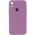 Чохол Silicone Case Square Full Camera Protective (AA) для Apple iPhone XR (6.1"), Ліловий / Lilac Pride