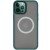 TPU+PC чохол Metal Buttons with MagSafe для Apple iPhone 13 Pro (6.1"), Зелений