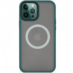 TPU+PC чехол Metal Buttons with MagSafe для Apple iPhone 13 Pro Max (6.7"), Зеленый