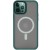 TPU+PC чохол Metal Buttons with MagSafe для Apple iPhone 14 Pro (6.1"), Зелений