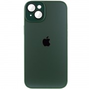 Чехол TPU+Glass Sapphire Midnight для Apple iPhone 13 (6.1"), Зеленый / Forest green