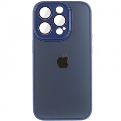 Чехол TPU+Glass Sapphire Midnight для Apple iPhone 14 Pro (6.1"), Синий / Deep navy