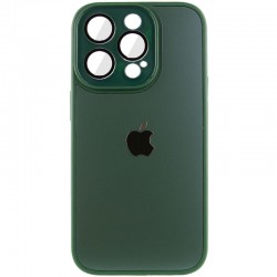 Чехол TPU+Glass Sapphire Midnight для Apple iPhone 13 Pro (6.1"), Зеленый / Forest green