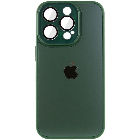 Чохол TPU+Glass Sapphire Midnight для Apple iPhone 13 Pro (6.1"), Зелений / Forest green