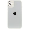 Чехол TPU+Glass Sapphire Midnight для Apple iPhone 12 (6.1"), Белый / White
