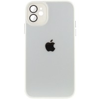 Чехол TPU+Glass Sapphire Midnight для Apple iPhone 12 (6.1"), Белый / White