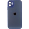 Чехол TPU+Glass Sapphire Midnight для Apple iPhone 12 (6.1"), Синий / Deep navy